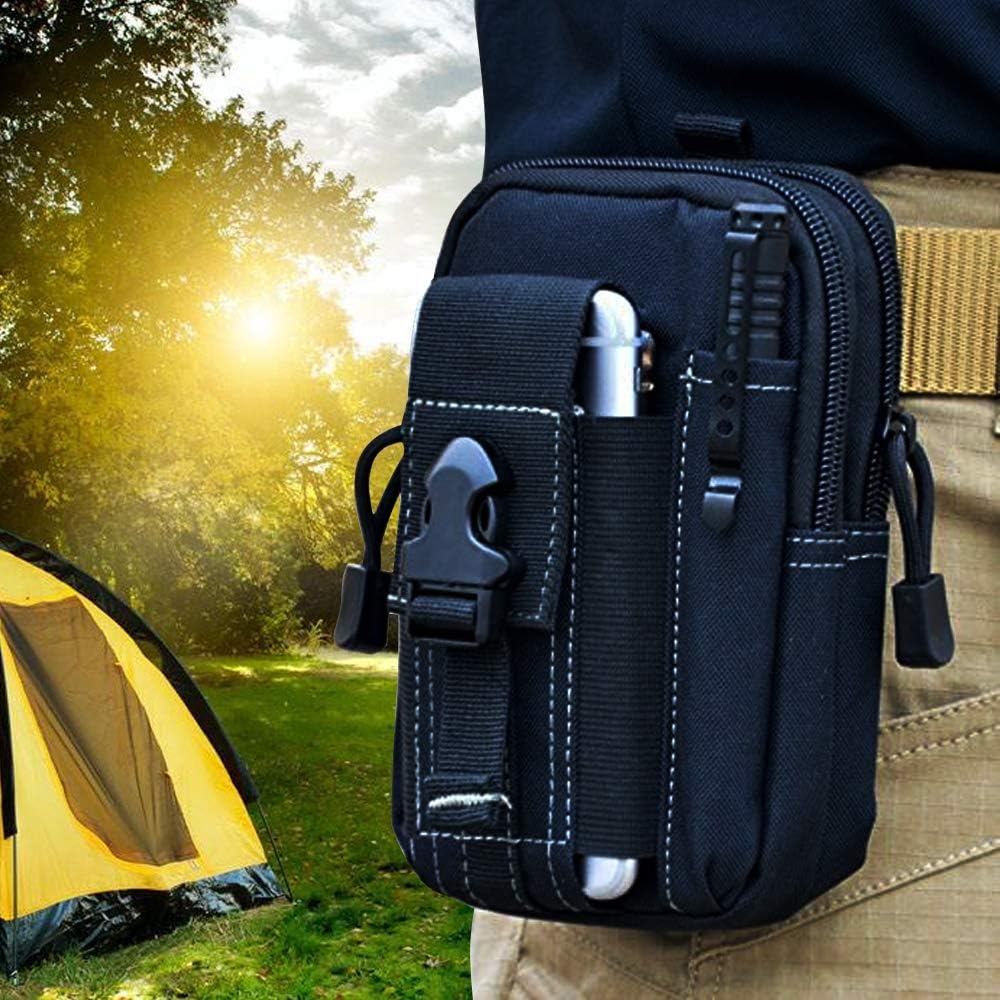Edc Deep Carry - Taktische Molle-Gürteltasche, Militär-Hüfttasche, EDC-Werkzeug-Organizer, Telefonholster-Halter für