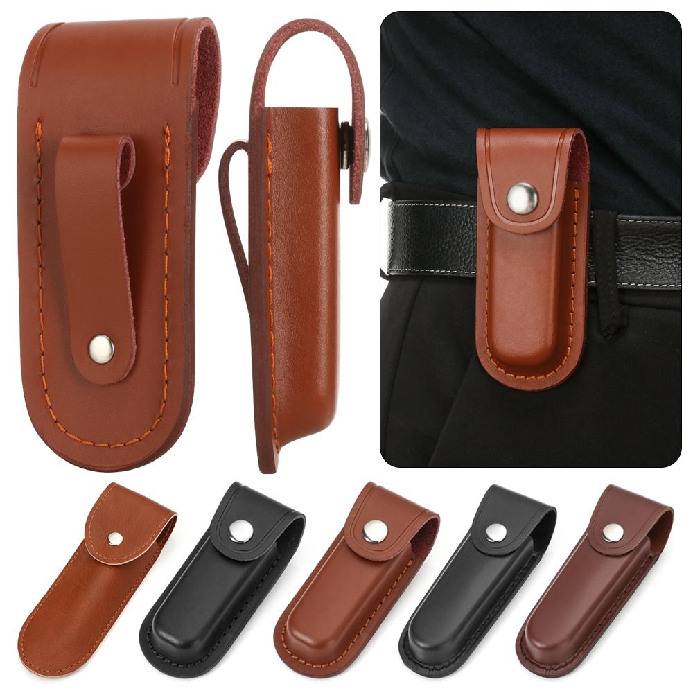 Edc Everyday Carry Knives - Hohe Qualität Leder Scheide Halter Messer