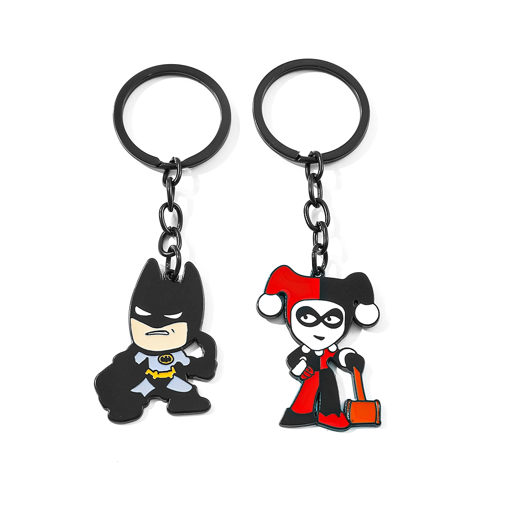 Carabiner Keychain - Fledermaus-Animations-Zubehör Cartoon-Schlüsselanhänger Halloween Auto-Schlüsselanhänger Puppe Jungen