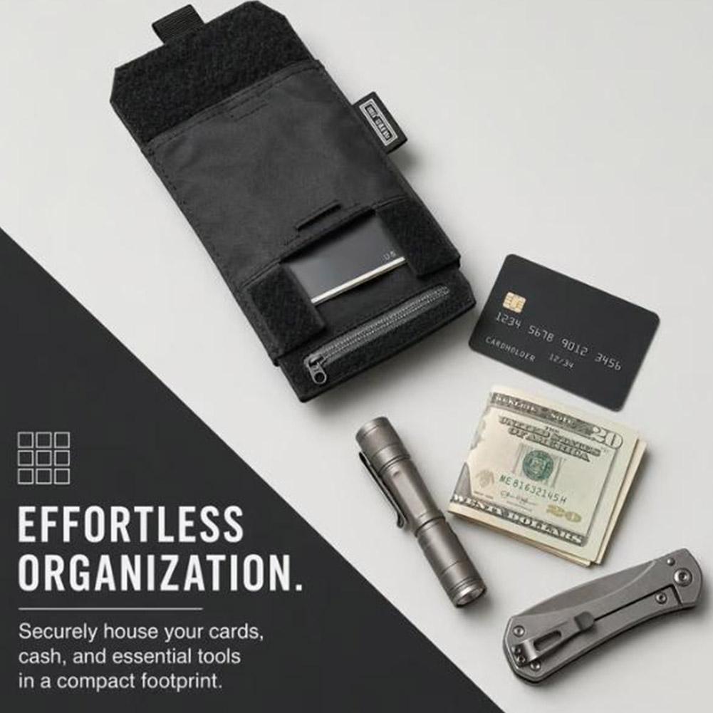 Edc Concealed Carry Bag - Taktische Mini-Hüfttasche EDC Gürteltasche Molle Reißverschluss-Geldbörse