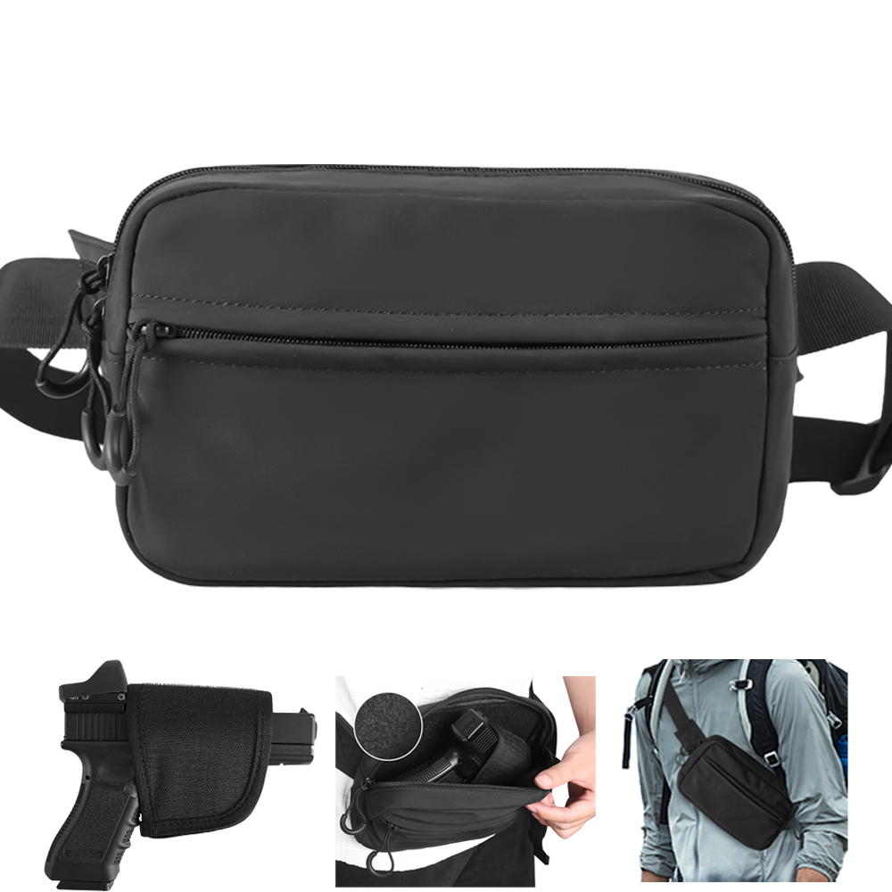 Edc Carry Pistols - Taktische Umhängetasche, Pistolen-Hüfttasche, verdecktes Pistolenträger-Holster, EDC-Gürteltasche