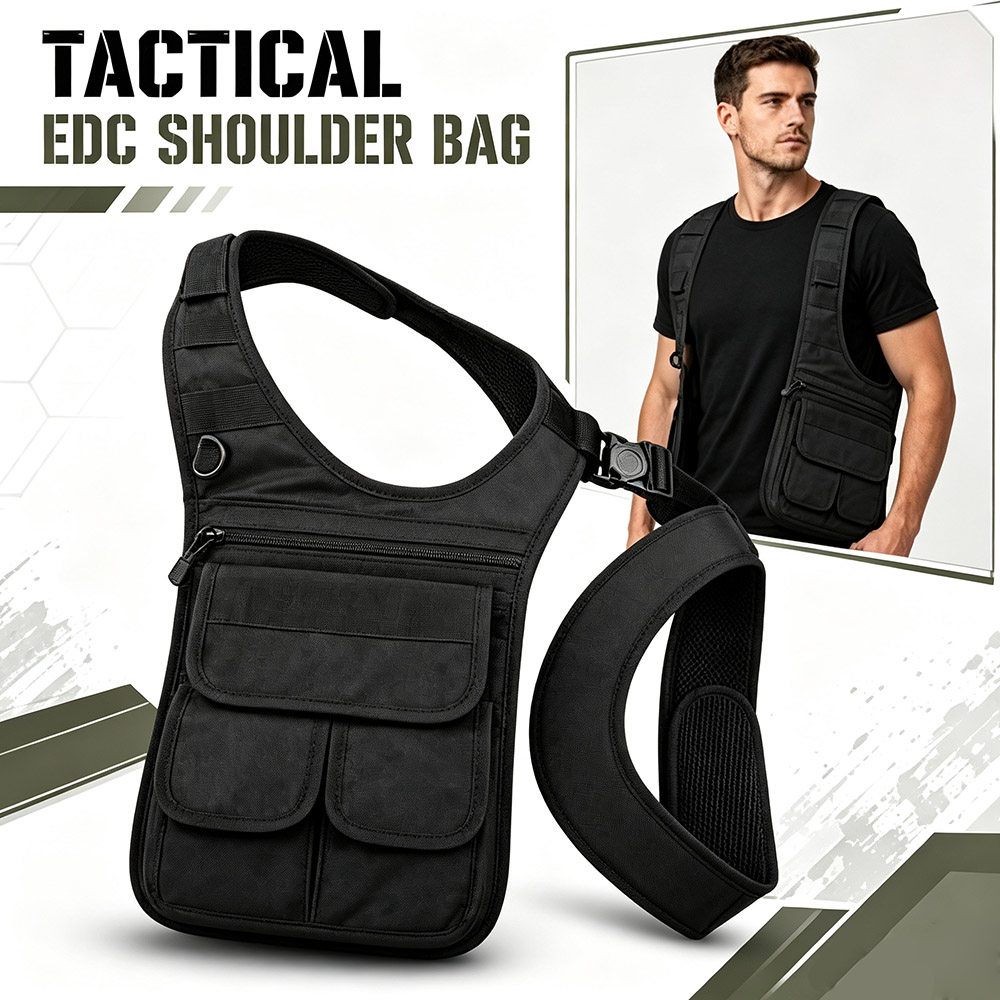 Edc Concealed Carry Bag - Taktische Verdeckte Unterarm-Werkzeugtasche MOLLE Mult-Taschen EDC