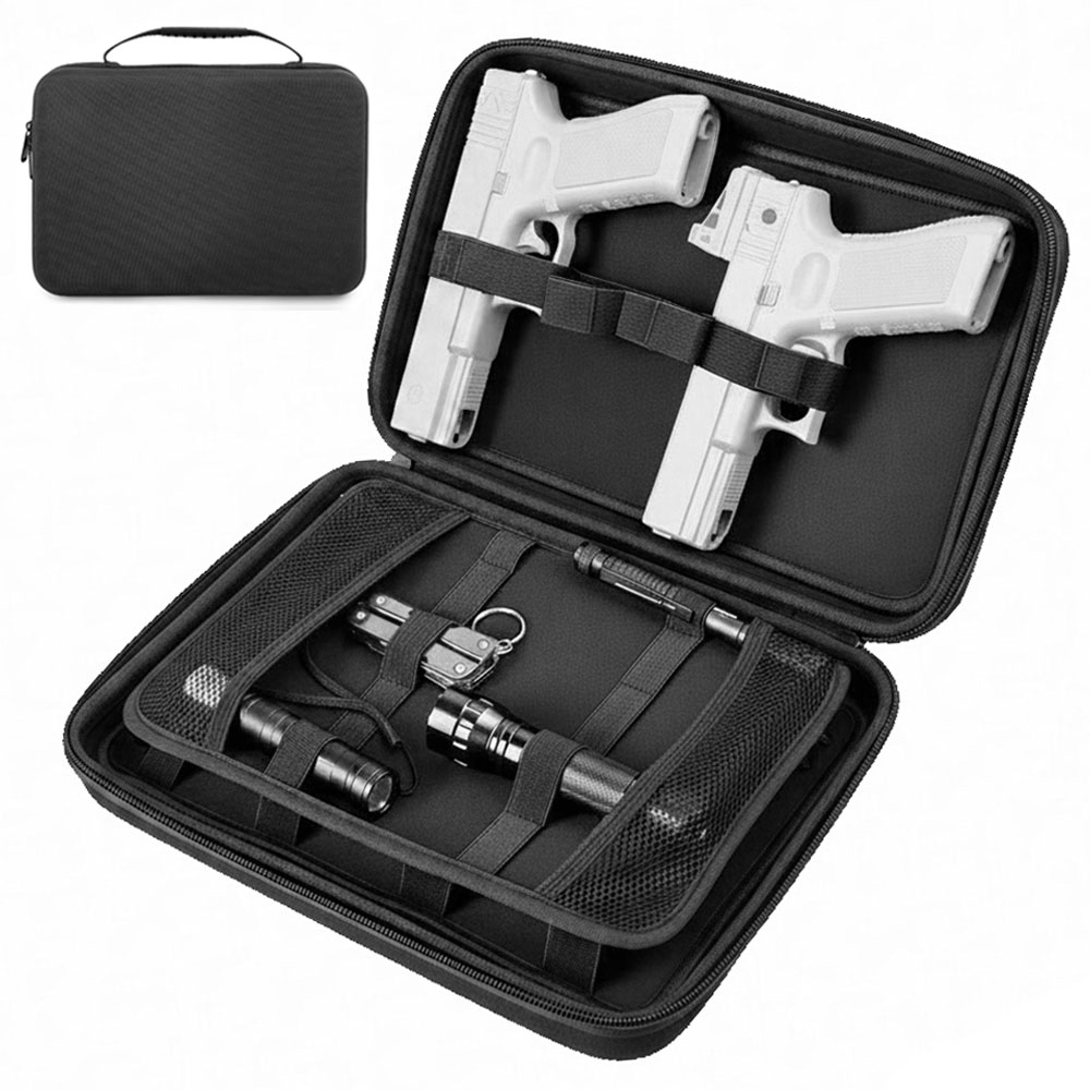 Edc Carry Pistols - Taktische Pistolen-Tasche Doppel-Pistolenaufbewahrungstasche Verdeckte Tragetasche für