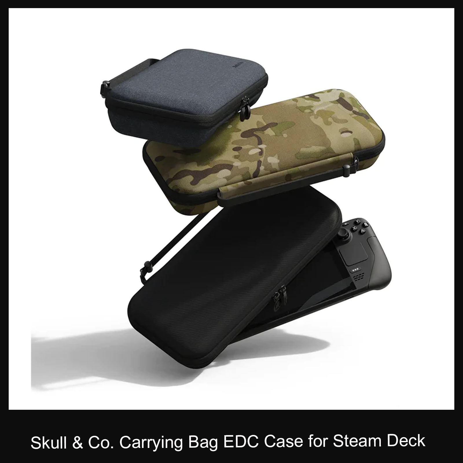 Edc Carry Co - Skull & Co. EDC-Hülle, tragbare Hartschalen-Aufbewahrungstasche,