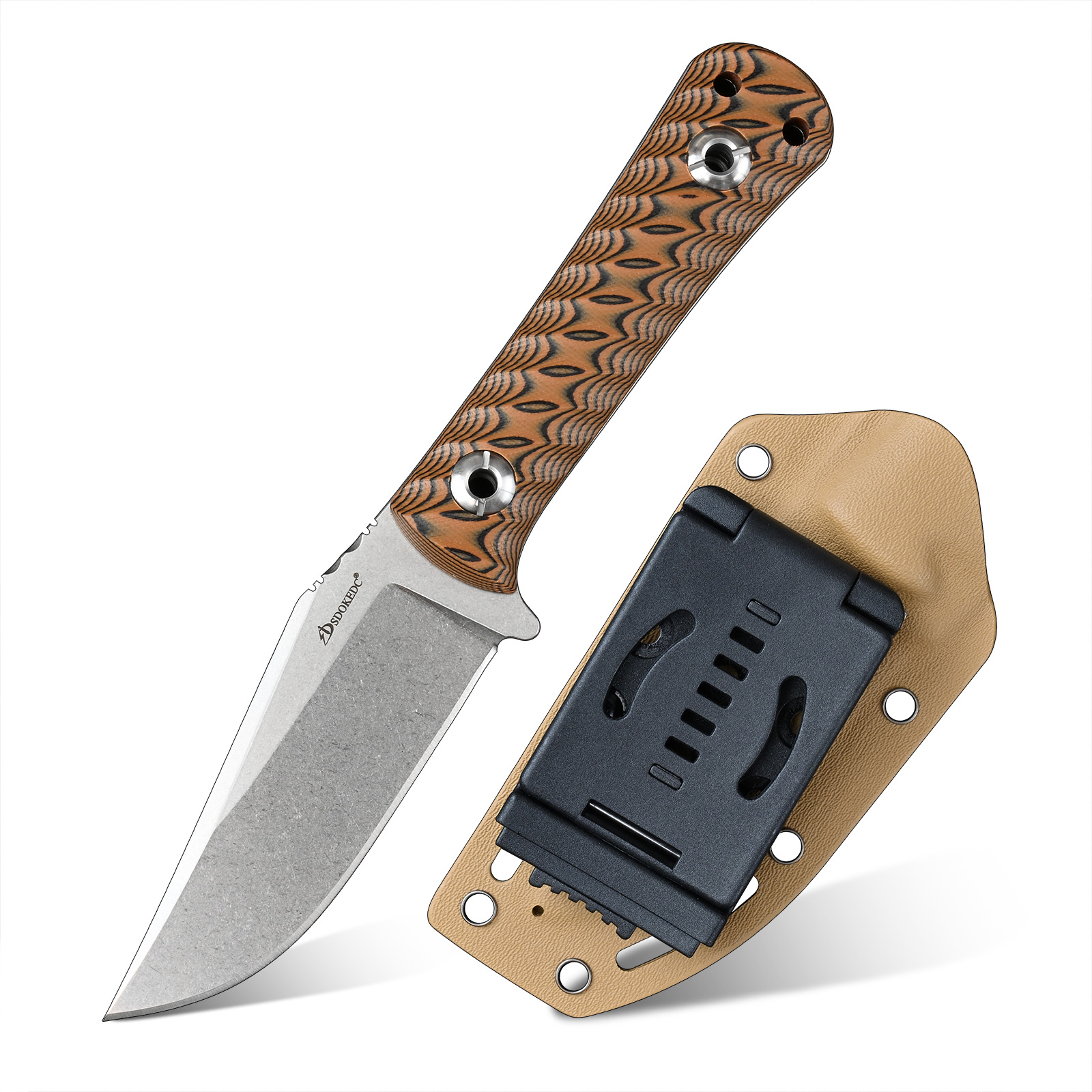 Edc Carry Fixed Blade Knife - SDOKEDC Tragbarer EDC-Cutter, Handwerkzeug, modisches Geschenk