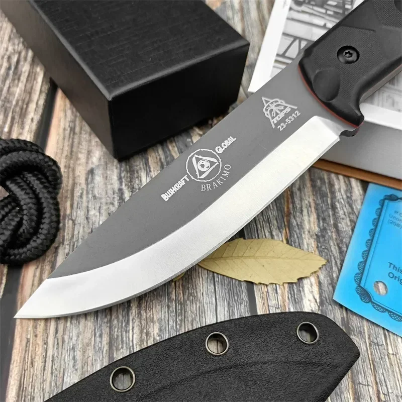 Tragbares D2-Stahl-Messer mit  – Edc Carry Fixed Blade Knife Bewertung und Preis