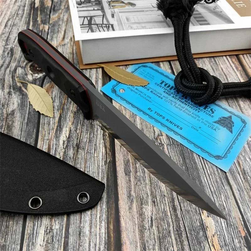 Tragbares D2-Stahl-Messer mit  – Edc Carry Fixed Blade Knife Bewertung und Preis