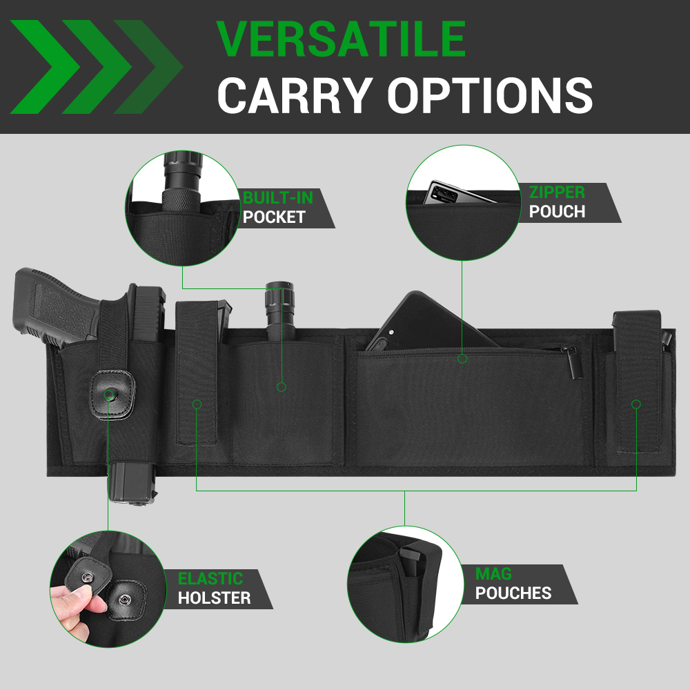 Bauchband-Pistolenholster für  – Edc Carry Handgun Bewertung und Preis